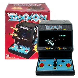 Zaxon hand held console with box