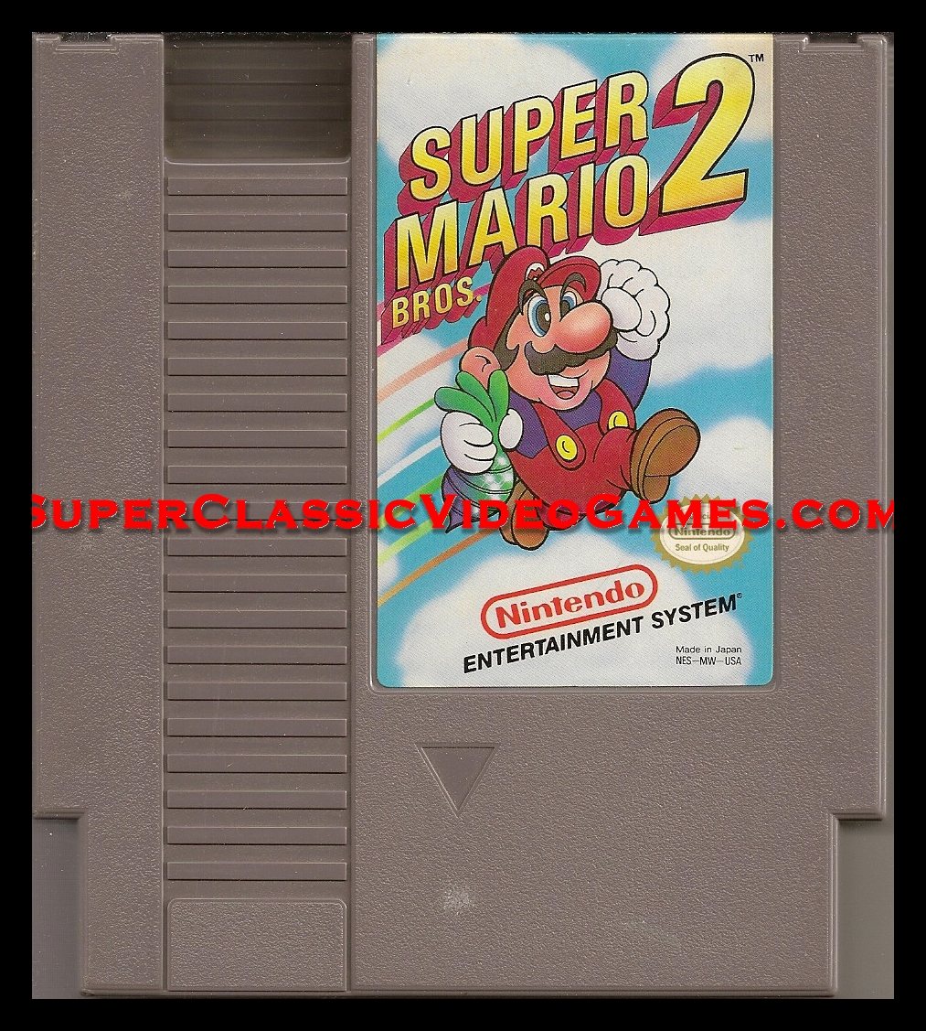 Super Mario Brothers 2 Nintendo NES cartridge