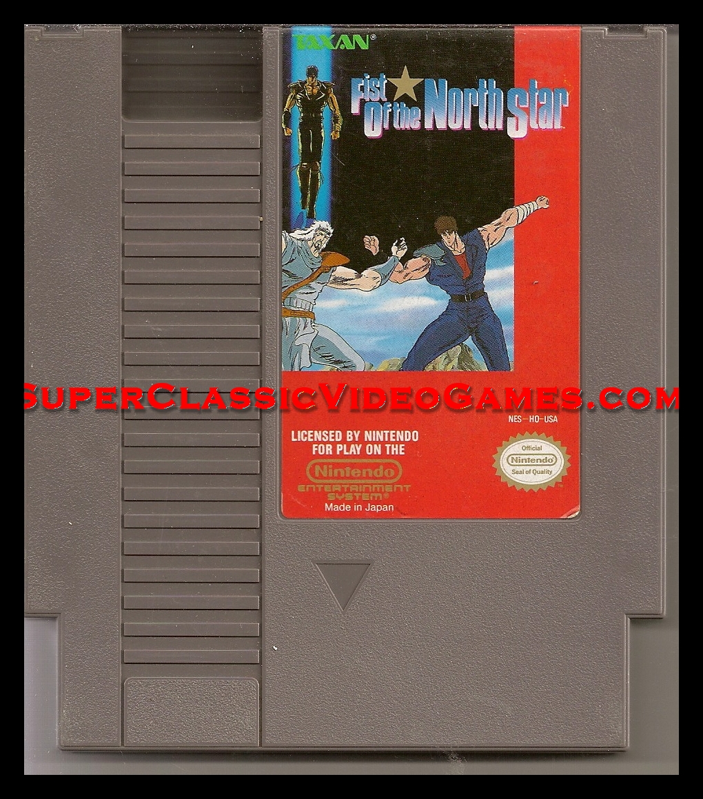 Fist of the North Star Nintendo NES cartridge