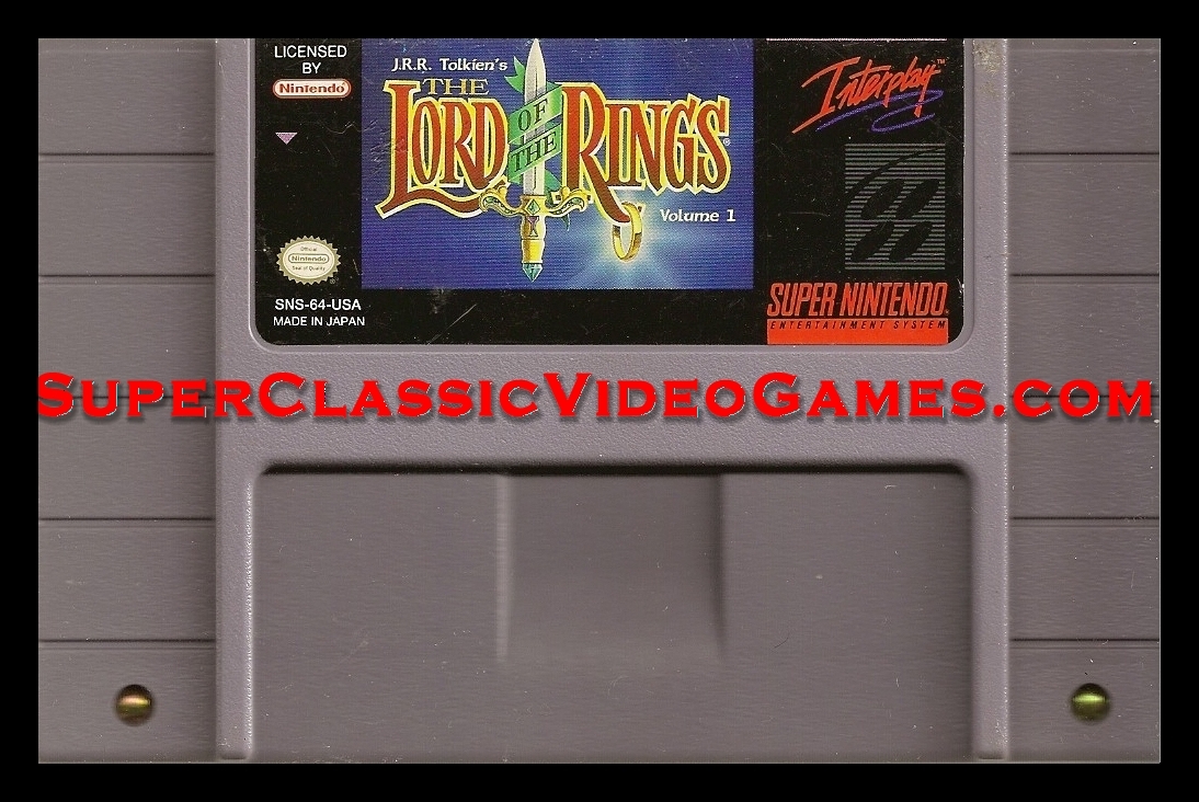 Jr Tolkiens Lord of the Rings cartridge for sale.