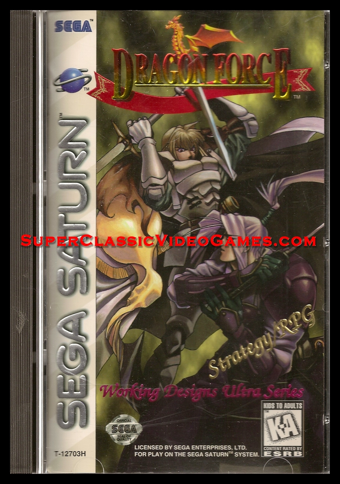 Dragon Force Sega Saturn Game